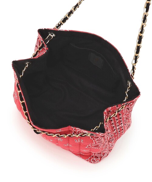 最安値　MALUS マリュス　バンダナ キルティング ショルダー バッグ MALUS: バンダナ キルティング ショルダー バッグ（ショルダー