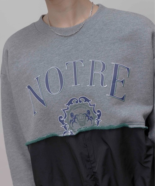 Eimee Law（エイミーロウ）の「リメイクロゴ ファスナースリット トップス（Tシャツ/カットソー・レディース・グレー/スミクロ/アイボリー・FREE）」の20枚目の写真