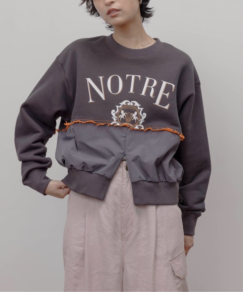 リメイクロゴ ファスナースリット トップス Eimee Law│Eimee Law