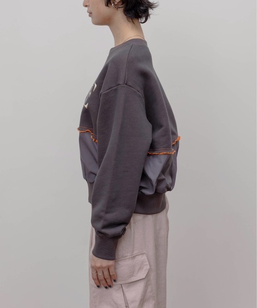 リメイクロゴ ファスナースリット トップス Eimee Law│Eimee Law