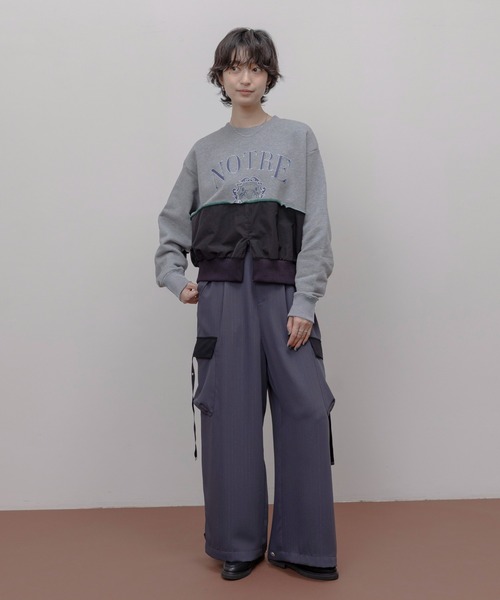 リメイクロゴ ファスナースリット トップス Eimee Law│Eimee Law