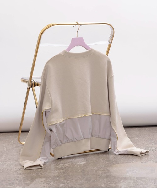 リメイクロゴ ファスナースリット トップス Eimee Law│Eimee Law