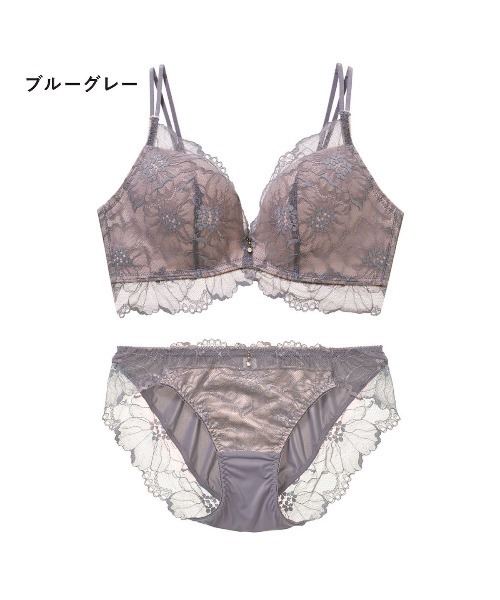特盛ブラ・ノンワイヤー]ラクに盛れる シャルマンノワールブラ
