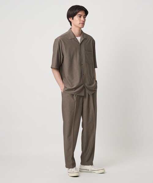 green label relaxing（グリーンレーベルリラクシング）の「ドライ ジャージ オルマイ ワイド W3 イージーパンツ -ストレッチ・吸水速乾-（その他パンツ・メンズ・モカ/ダークグレー/ブラック・M/XL/L/S）」の6枚目の写真