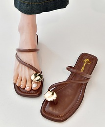 トング」に該当するサンダル（レザー・本革 / 合成皮革/人工皮革