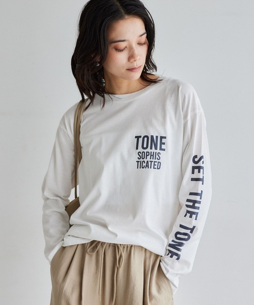 tシャツ BARNYARDSTORM /  TONEロゴロンT / 吸水速乾・マシンウォッシャブル レディース BARNYARDSTORM / TONEロゴロンT / 吸水速乾・マシン