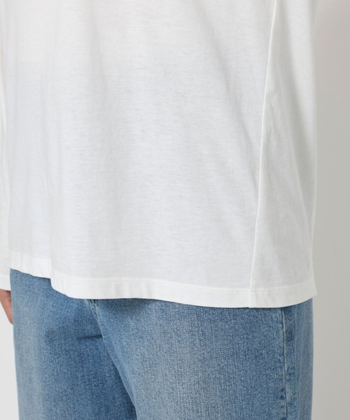 BARNYARDSTORM(バンヤードストーム)の「BARNYARDSTORM / TONEロゴロンT / 吸水速乾・マシンウォッシャブル(Tシャツ/カットソー・レディース・ホワイト/ネイビー・FREE)」の21枚目の写真