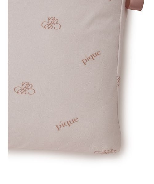 gelato pique Sleep（ジェラートピケスリープ）の「【ONLINE限定】【Sleep】モノグラム柄 ごろ寝クッション（クッション/クッションカバー・レディース・ピンク/アイボリー・F）」の11枚目の写真
