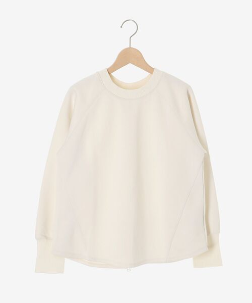 le.coeur blanc(ルクールブラン)の「バックジップボンディングトップス(Tシャツ/カットソー・レディース・モカ/ブラック/アイボリー・38)」の10枚目の写真