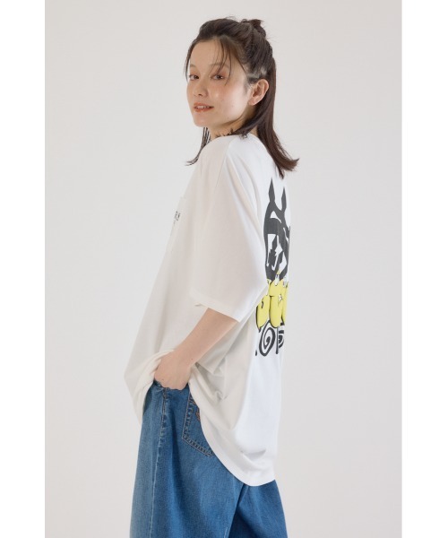 RODEO CROWNS WIDE BOWL(ロデオクラウンズワイドボウル)の「ストリートFace Logo Tワンピース(ワンピース・レディース・ライトカーキ/オフホワイト/ブラック/ライトブルー・FREE)」の8枚目の写真