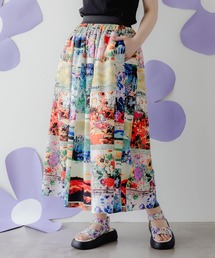 152755：四季の柄・ヴィンテージカー 2柄展開スカート