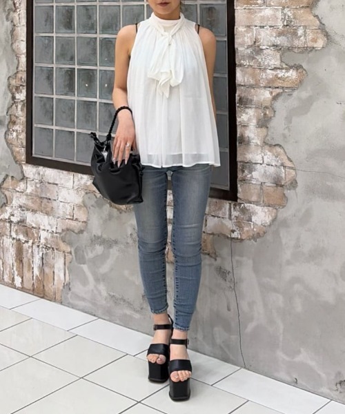 AZUL by moussy（アズールバイマウジー）の「【サイズ,身長別画像あり】AZUL DENIM スキニーデニム（デニムパンツ・レディース・ダークブルー/ライトブルー/ブラック・SMALL/MEDIUM/LARGE/X-LARGE/X-SMALL/XX-SMALL）」の18枚目の写真