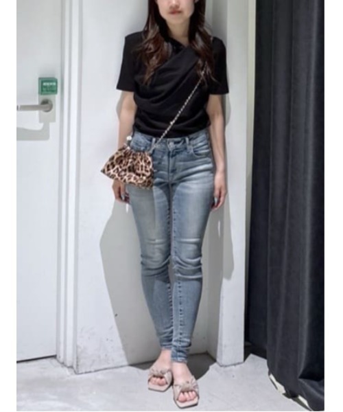 AZUL by moussy（アズールバイマウジー）の「【サイズ,身長別画像あり】AZUL DENIM スキニーデニム（デニムパンツ・レディース・ダークブルー/ライトブルー/ブラック・SMALL/MEDIUM/LARGE/X-LARGE/X-SMALL/XX-SMALL）」の21枚目の写真