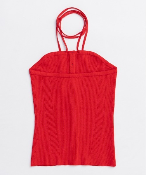 MAISON SPECIAL(メゾンスペシャル)の「Cashmere Blend Multiway Cardigan Bustier Set Knit Tops/カシミアブレンドマルチウェイカーディガンビスチェセット(カーディガン/ボレロ・レディース・レッド/ブラック/ブルー・FREE)」の8枚目の写真