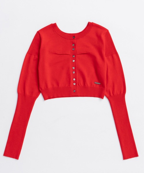 MAISON SPECIAL(メゾンスペシャル)の「Cashmere Blend Multiway Cardigan Bustier Set Knit Tops/カシミアブレンドマルチウェイカーディガンビスチェセット(カーディガン/ボレロ・レディース・レッド/ブラック/ブルー・FREE)」の10枚目の写真