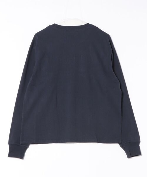 ムラサキスポーツ(ムラサキスポーツ)の「RIKKA FEMME/リッカファム 発泡プリント ロンT RF25FW01(Tシャツ/カットソー・レディース・ピンク/ホワイト/ネイビー・FREE)」の6枚目の写真