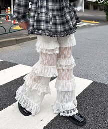 CIAOPANIC | 【追加販売】ティアードレースフレアレイヤードフリルパンツ(その他パンツ)