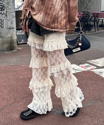 CIAOPANIC | 【追加販売】ティアードレースフレアレイヤードフリルパンツ(その他パンツ)