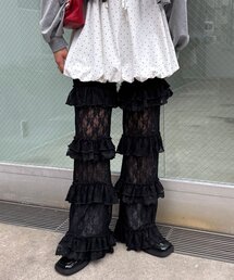 CIAOPANIC | 【追加販売】ティアードレースフレアレイヤードフリルパンツ(その他パンツ)