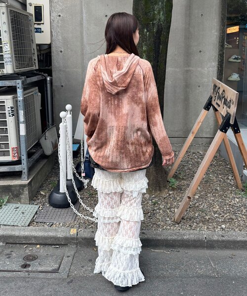 CIAOPANIC（チャオパニック）の「【追加販売】ティアードレースフレアレイヤードフリルパンツ（その他パンツ・レディース・ホワイト/ブラック/アイボリー・SMALL/MEDIUM）」の15枚目の写真