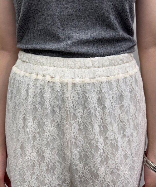 セール】【追加販売】ティアードレースフレアレイヤードフリルパンツ