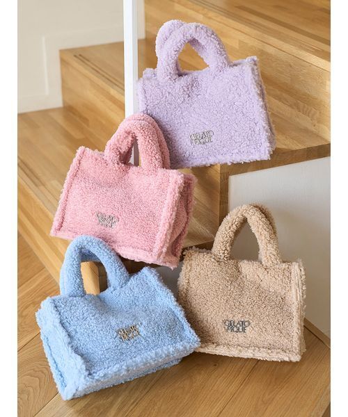 gelato pique（ジェラートピケ）の「ボアジャガードショルダーバッグ（ショルダーバッグ・レディース・ブルー/ピンク/ベージュ/ラベンダー/オフホワイト・F）」の11枚目の写真