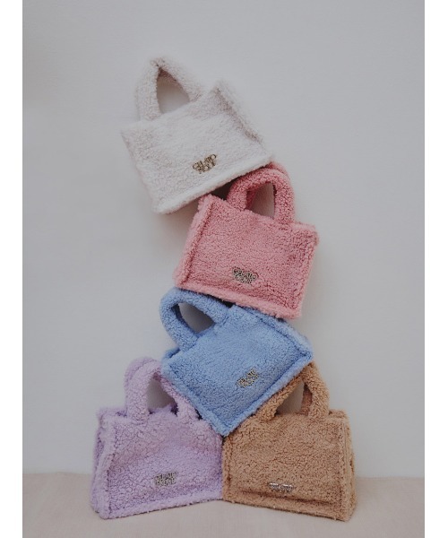 gelato pique（ジェラートピケ）の「ボアジャガードショルダーバッグ（ショルダーバッグ・レディース・ブルー/ピンク/ベージュ/ラベンダー・F）」の7枚目の写真