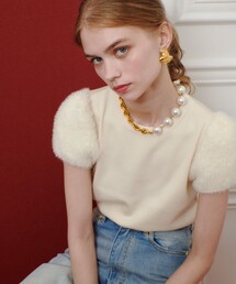 LOULOU WILLOUGHBY｜ルルウィルビーのニット/セーター（半袖