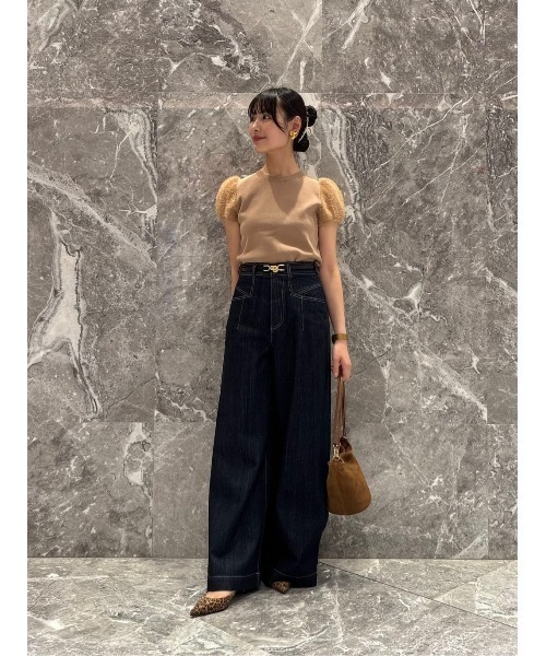 LOULOU WILLOUGHBYルルウィルビー　フェザースリーブプルオーバー LOULOU WILLOUGHBY】フェザースリーブプルオーバー|allureville