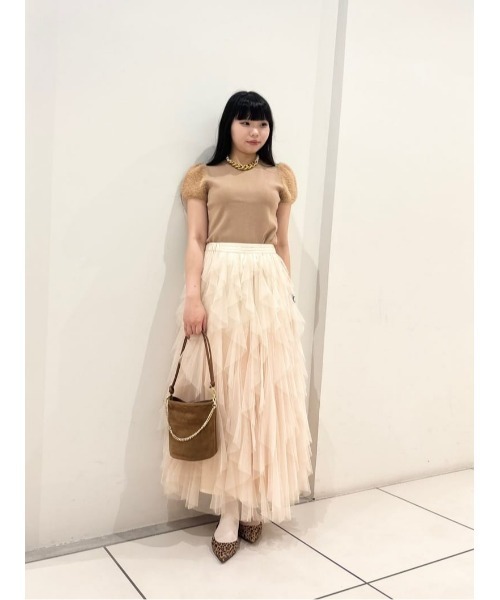 LOULOU WILLOUGHBYルルウィルビー　フェザースリーブプルオーバー セール】【LOULOU WILLOUGHBY】フェザースリーブプルオーバー