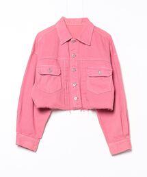 ブランド古着】デニムジャケット（ピンク/桃色系）古着通販