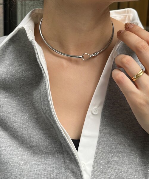 DouDou（ドゥドゥ）の「フックチョーカー（ネックレス・レディース・ゴールド/シルバー・FREE）」の14枚目の写真