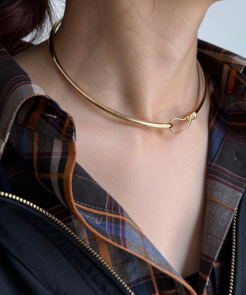 DouDou（ドゥドゥ）の「フックチョーカー（ネックレス・レディース・ゴールド/シルバー・FREE）」の6枚目の写真