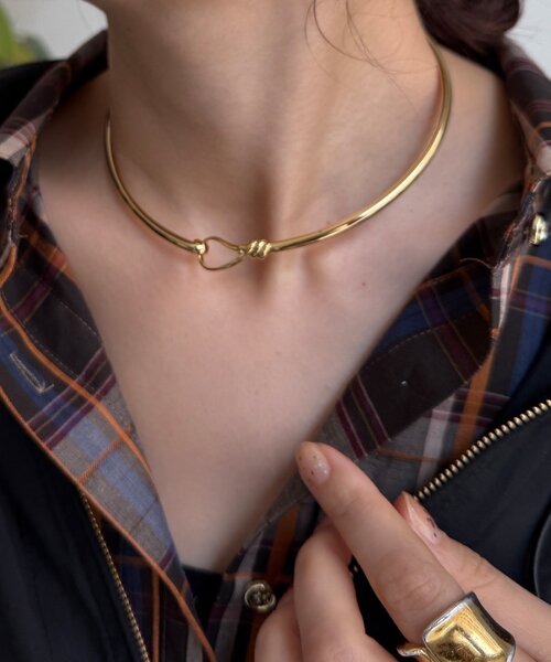 DouDou（ドゥドゥ）の「フックチョーカー（ネックレス・レディース・ゴールド/シルバー・FREE）」の7枚目の写真