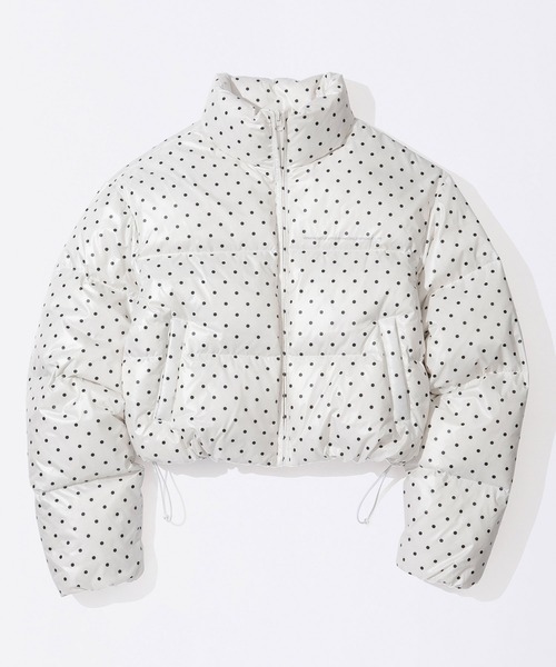 SCULPTOR(スカルプター)の「Polka Cropped Puffer Down(ダウンジャケット/コート・レディース・アイボリー・MEDIUM/SMALL)」の1枚目の写真