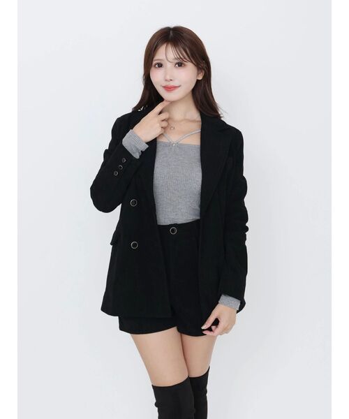 EATME（イートミー）の「コーデュロイショートパンツ（その他パンツ・レディース・アイボリー/ブラック/ワイン・SMALL/MEDIUM）」の14枚目の写真