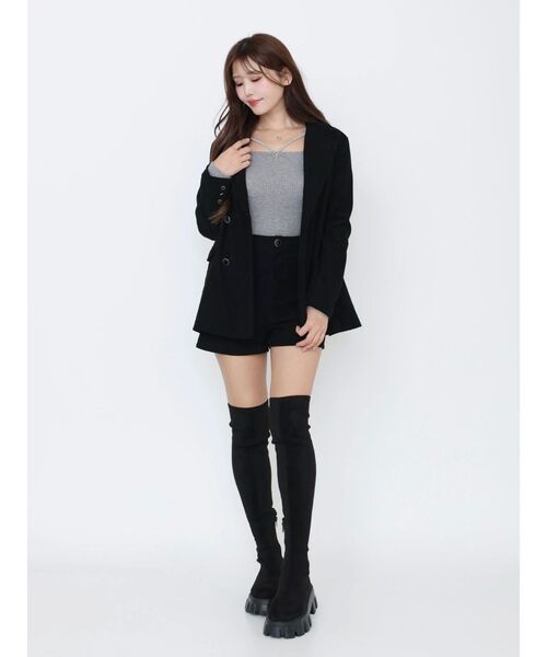 EATME（イートミー）の「コーデュロイショートパンツ（その他パンツ・レディース・アイボリー/ブラック/ワイン・SMALL/MEDIUM）」の16枚目の写真