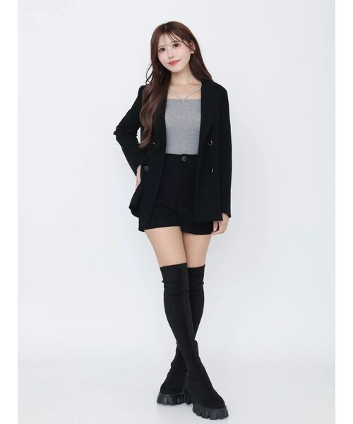 EATME（イートミー）の「コーデュロイショートパンツ（その他パンツ・レディース・アイボリー/ブラック/ワイン・SMALL/MEDIUM）」の17枚目の写真