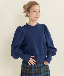 CHILD WOMAN | アメリカンドライ裏毛 ボリューム袖プルオーバー(Tシャツ/カットソー)