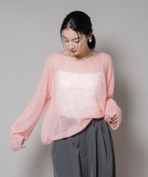 NANO universe | モヘヤ混天竺シアーニット(ニット/セーター)