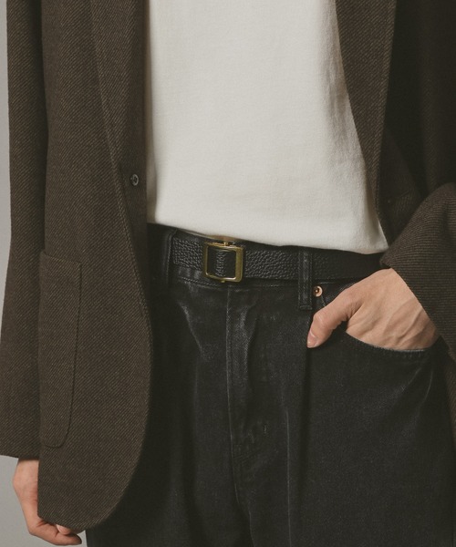 RAGEBLUE（レイジブルー）の「床革レザー/ガチャベルト（ベルト・メンズ・その他8/ブラック・FREE）」の2枚目の写真