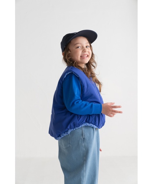 maarook（マルーク）の「ブルーデニムニットサスペンダーパンツ（デニムパンツ・キッズ・ブルー・130cm/120cm/110cm）」の10枚目の写真