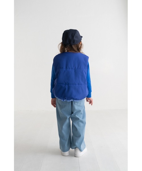 maarook（マルーク）の「ブルーデニムニットサスペンダーパンツ（デニムパンツ・キッズ・ブルー・130cm/120cm/110cm）」の11枚目の写真