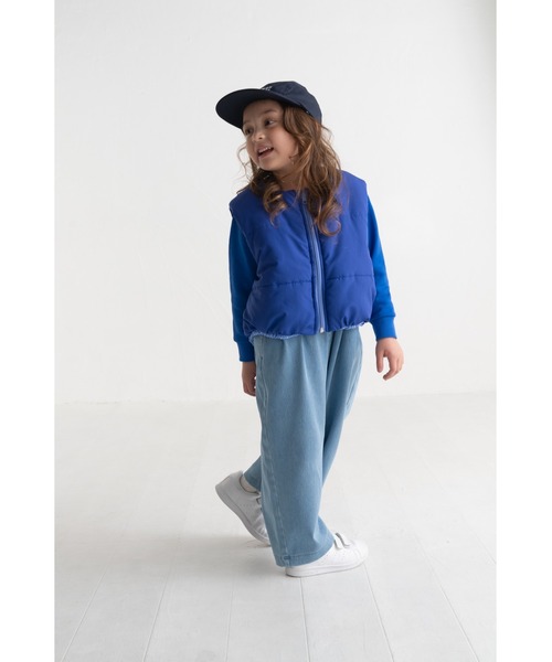 maarook（マルーク）の「ブルーデニムニットサスペンダーパンツ（デニムパンツ・キッズ・ブルー・130cm/120cm/110cm）」の12枚目の写真