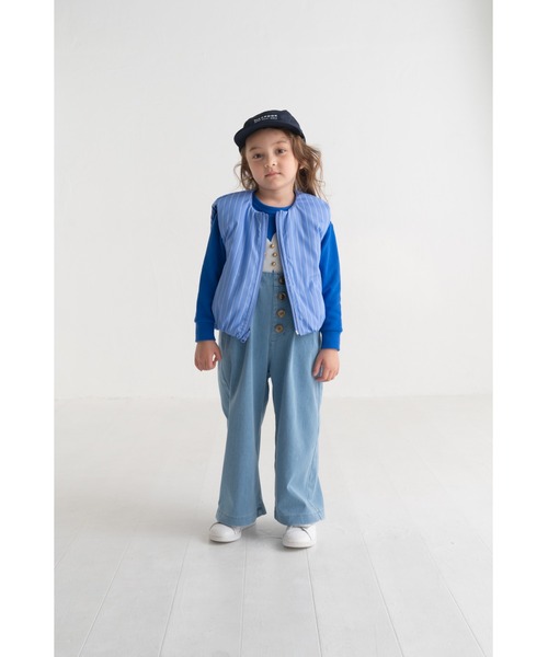 maarook（マルーク）の「ブルーデニムニットサスペンダーパンツ（デニムパンツ・キッズ・ブルー・130cm/120cm/110cm）」の6枚目の写真