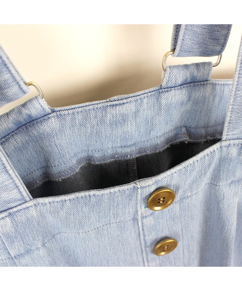 maarook（マルーク）の「ブルーデニムニットサスペンダーパンツ（デニムパンツ・キッズ・ブルー・130cm/120cm/110cm）」の17枚目の写真