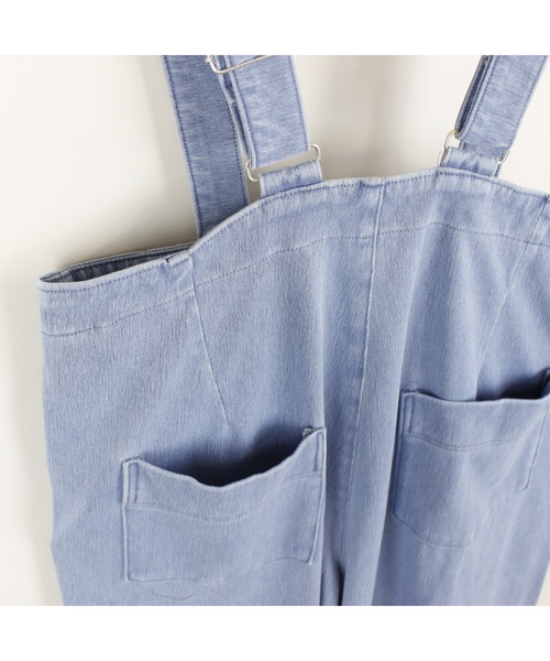 maarook（マルーク）の「ブルーデニムニットサスペンダーパンツ（デニムパンツ・キッズ・ブルー・130cm/120cm/110cm）」の20枚目の写真