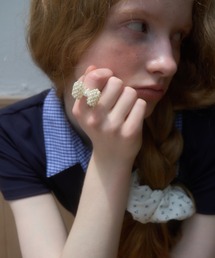 Birthday room(o[XfC[)̃{r[YO/ribbon beads ring(O)