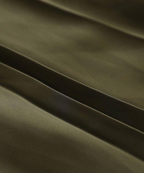 n'OrLABEL（ノアールレーベル）の「『サテンランダムプリーツスカート』（スカート・レディース・カーキ/テラコッタ・FREE）」の14枚目の写真