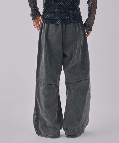 Unblend（アンブレンド）の「【Unblend】ヴィンテージライク ドロスト2タックバルーンパンツ（その他パンツ・レディース・ブラウン/ブラック/ピンク・FREE）」の12枚目の写真